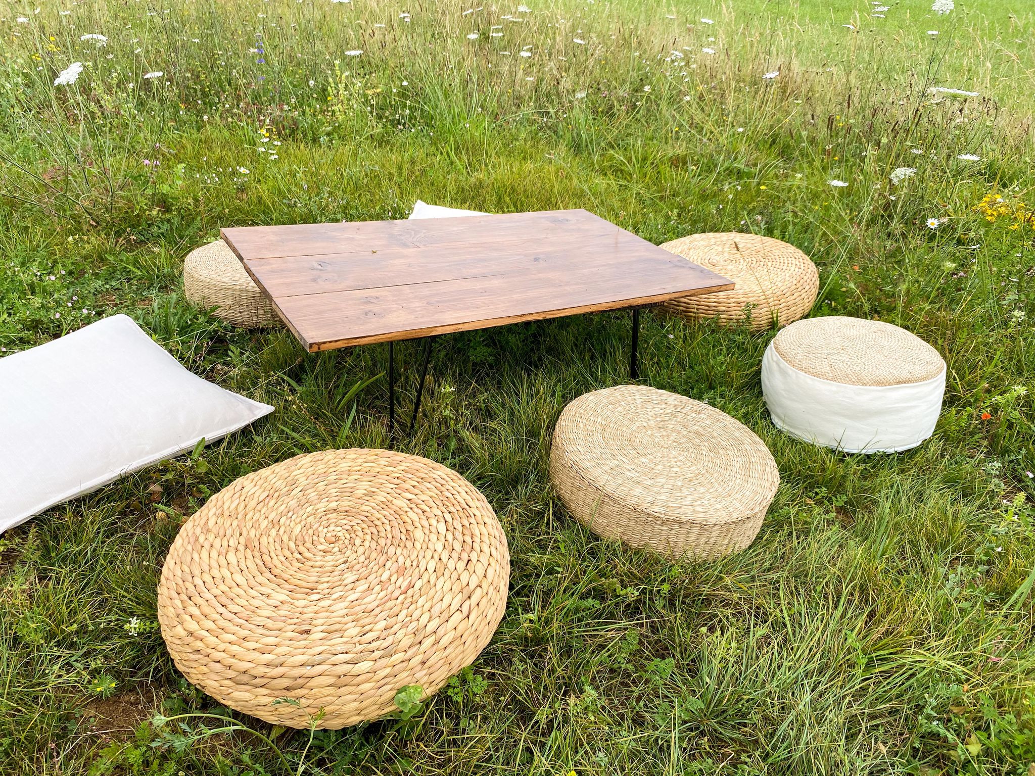 Pouf tressé Atmosphera 55 cm POUF
